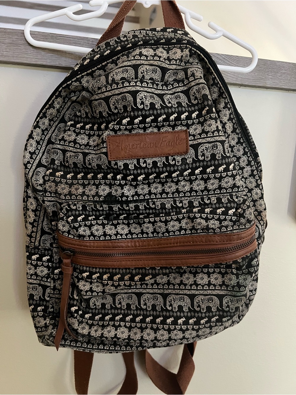 Boho Elephant American Eagle Cloth Backpack